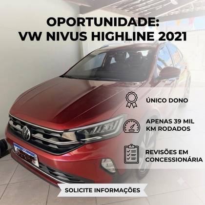 VOLKSWAGEN NIVUS 1.0 200 TSI TOTAL FLEX HIGHLINE AUTOMÁTICO VOLKSWAGEN NIVUS 1.0 200 TSI TOTAL FLEX HIGHLINE AUTOMÁTICO
